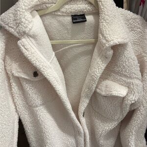 Sherpa Fleece Jacket - Cream